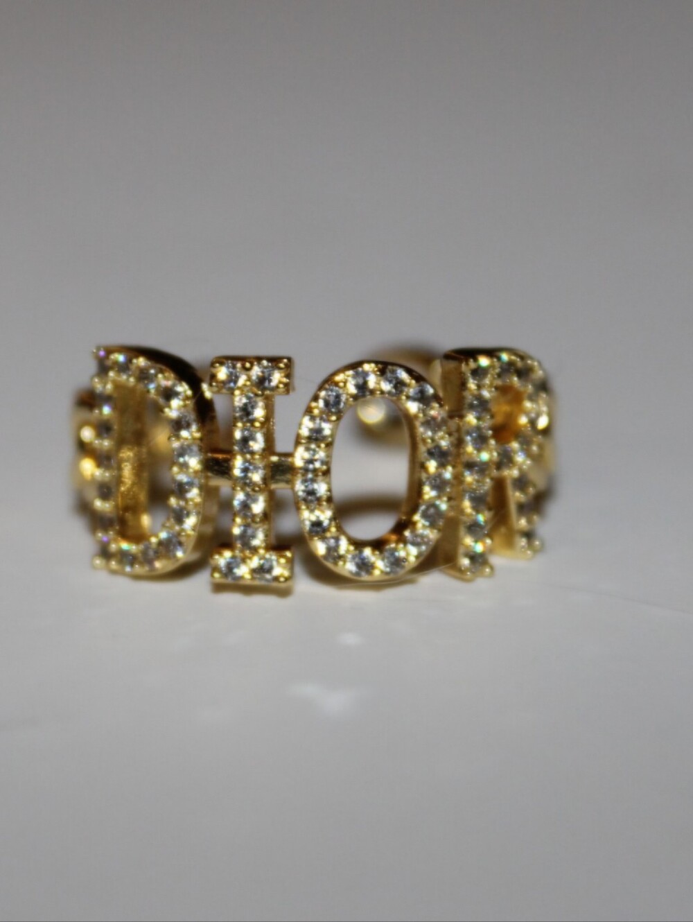 Aura Monogram Ring - Golden Aura - Picture 4 of 7
